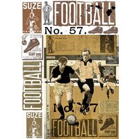 Hartie decoupage 80 gr, 50 x 70, - DFG384 Graffiti football