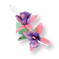 2 - 658858 - Set 9 cuttere Thinlits - Flower Fuchsia