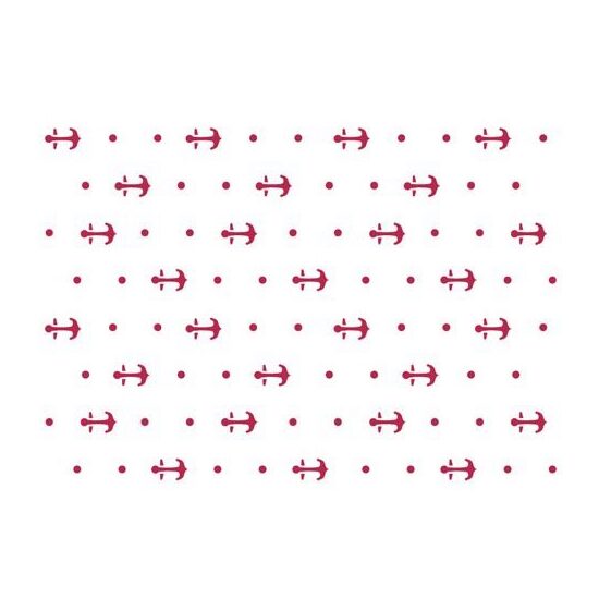 KSD217 - Sablon 20x15cm - STAMP - Little anchors