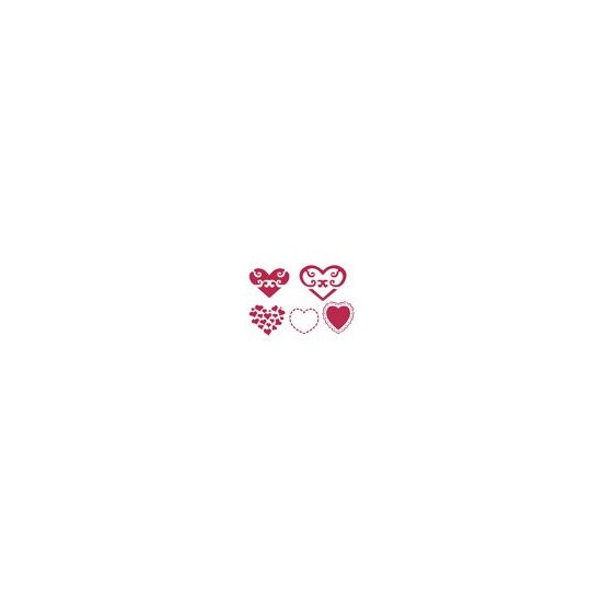 KSD224 - Sablon 20x15cm - STAMP - Hearts
