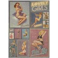 DFG428 - Hartie decupaj 50x70 cm - Stamperia - Marylin