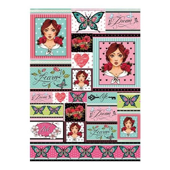 DFG433 - Hartie decupaj 50x70 cm - Stamperia - Marylin
