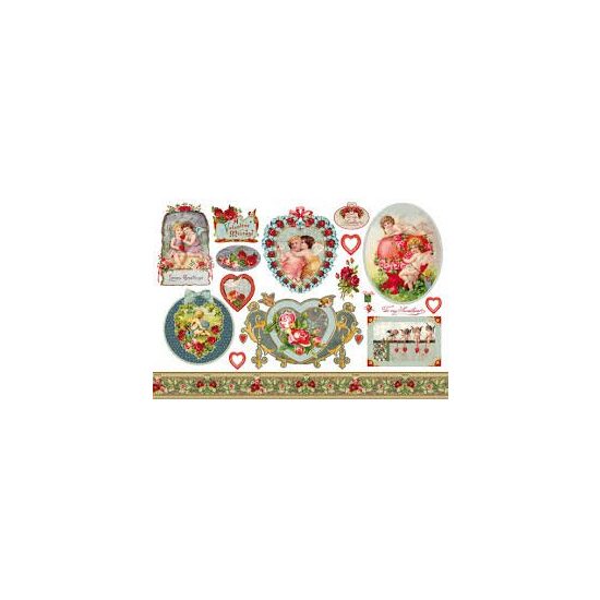 DFS263 - Hartie de orez Stamperia 48x33 cm