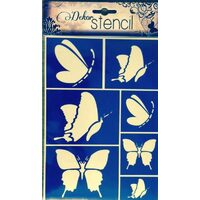 18608 - Sablon adeziv A5 - fluturi - Pentart