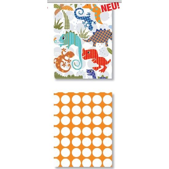 30786700 Set 8 cartoane A4, Dino and friends - Marpa Jansen