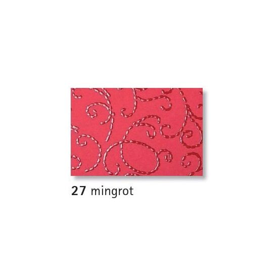 31664827 Set 10 coli embosate rosii A4 , reliefuri lucioase - Marpa Jansen