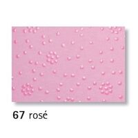 31684867 Set 10 coli embosate roz, A4 , floricele in relief lucioase - Marpa Jansen