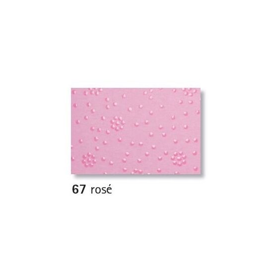 31684867 Set 10 coli embosate roz, A4 , floricele in relief lucioase - Marpa Jansen