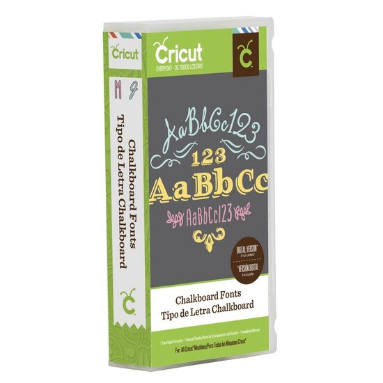 2002127 Cartus CHALKBOARD FONTS - Cricut