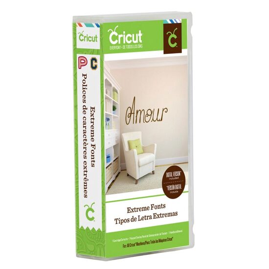 2001981 Cartus EXTREME FONTS - Cricut