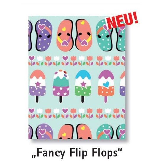 48554700 Set 10 coli calc cu modele A4 - Flip Flops - Marpa Jansen