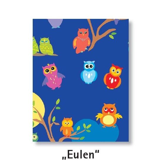 48761700 Set 10 coli calc cu modele A4 - Bufnite - Marpa Jansen