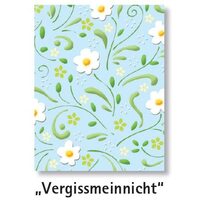 48766700 Set 10 coli calc cu modele A4 - flori albe - Marpa Jansen