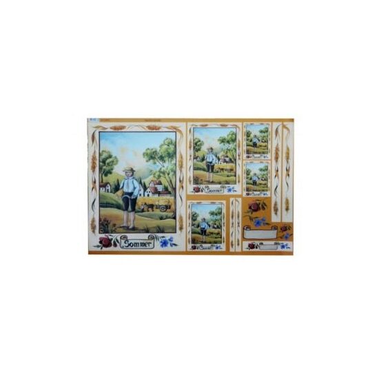 7100046 Hartie decupaj 50x70 cm COUNTRYSIDE - Maimeri