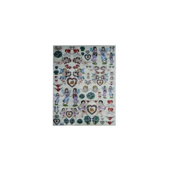 7100004 Hartie decupaj 50x70 AMORINI E NINFE - Maimeri
