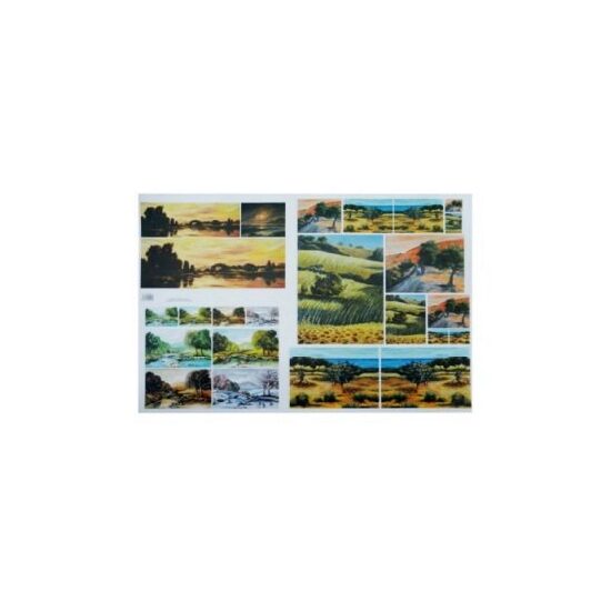 7100029 Hartie decupaj 50x70 cm PAESAGGI - Maimeri