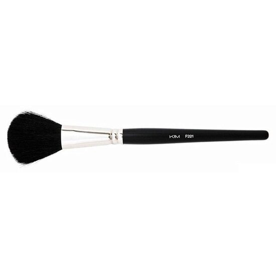 F221 - Pensula plata ovala pentru blush si pudra - KIM