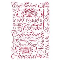 KSG182 - sablon Stamp - 21x29,7 Patisserie