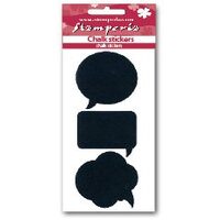 SBA263 - Sticker etichete negre - Stamperia