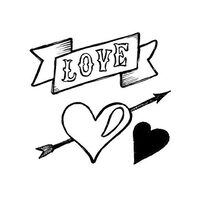 WTK058 - Stampila silicon - 5x7 cm Stamperia - Love
