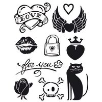WTK068 - Stampila silicon - 14x18cm Stamperia - For you