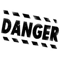 WTK099 - Stampila silicon - 5x7cm Stamperia - Danger