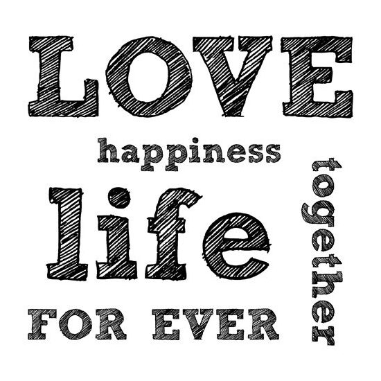 WTK117 - Stampila silicon - 10x10cm Stamperia - Love life