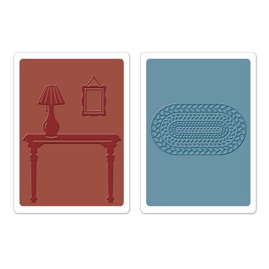 33 - 658381 Set 2 placi embosare - Foyer by Karen Burniston - Sizzix