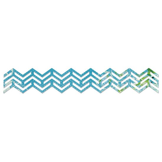 26 - 658786 Cutter Sizzlits banda - Chevron Border by Karen Burniston - Sizzix