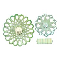 6 - 659109 Set 3 cuttere Thinlits - For the Record 2, Documented - Sizzix