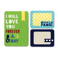 17 - 659749 Set 3 cuttere Thinlits - Forever & a Day by Rachael Bright - Sizzix