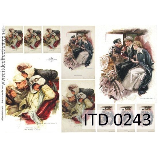 D0243 - Hartie decupaj - CLASIC A3, 60gr - ITD