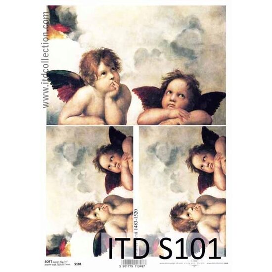 S101 - Hartie decupaj - SOFT - A4, 40gr - ITD