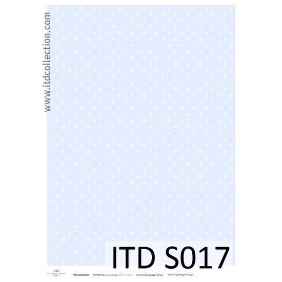 S017 - Hartie decupaj - SOFT - A4, 40gr - ITD