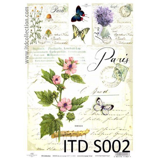 S002 - Hartie decupaj - SOFT - A4, 40gr - ITD