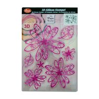 Stampila silicon 3D Phantasie Flower Princess Viva Decor