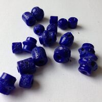 KGNI2048 - Margele mixte de sticla 100 gr - albastre
