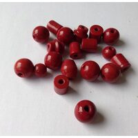 KGNI2040 - Margele mixte de sticla 100 gr - visinii