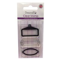 DCCS036-Set 3 stampile din silicon - Frame Trip-CS