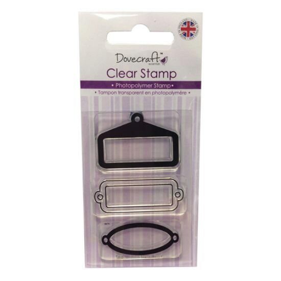 DCCS036-Set 3 stampile din silicon - Frame Trip-CS