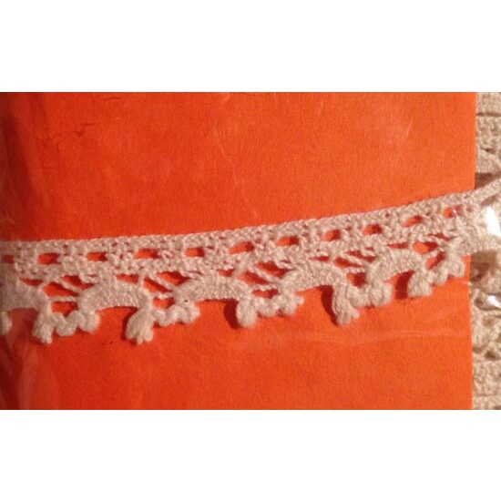 372053 - Dantela natur bumbac - 1.5cm x 18.29m - ANT-CH