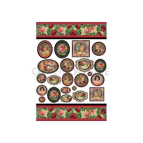 DFSA4067 - Hartie de orez Stamperia A4 cm