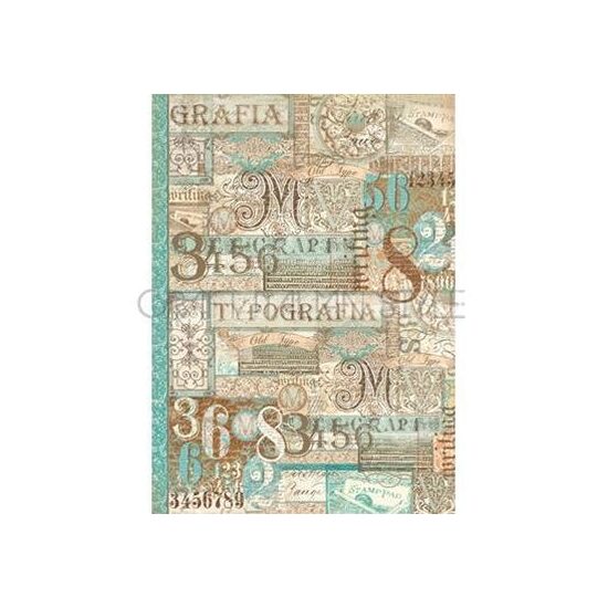 DFG443- Hartie decupaj 80gr, Stamperia - 50x70 - Stamperia