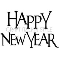 WTK121 - Stampila silicon - 5x7cm Stamperia - Happy New Year