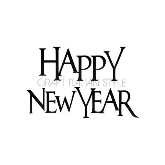 WTK121 - Stampila silicon - 5x7cm Stamperia - Happy New Year