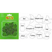 37052 - Set 12 cuttere - Halloween - Makins