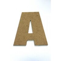 Litere A - MDF 10cm x 2.5 mm