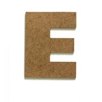 Litere E - MDF 10cm x 2.5 mm