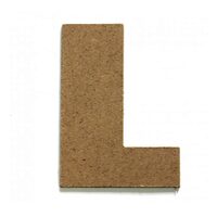 Litere L - MDF 10cm x 2.5 mm