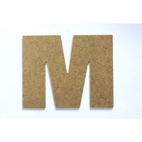 Litere M - MDF 10cm x 2.5 mm